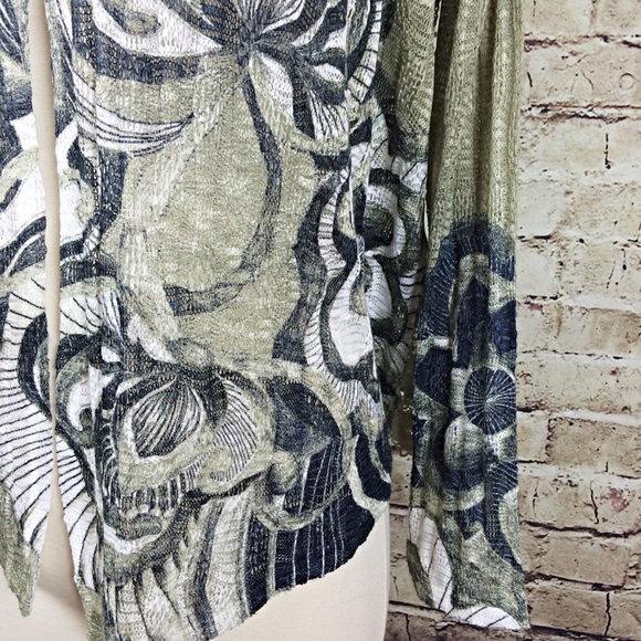 Chico's Green Floral Lace Felicity Cardigan SOLD - Picture 6 of 8